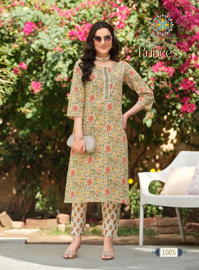 Princess Vol 1 By Passion Tree Cotton Kirti With Bottom Wholesale Market In Surat